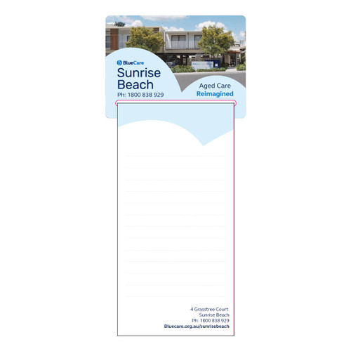 SUNRISE BEACH  Magnetic To Do List and Notepad