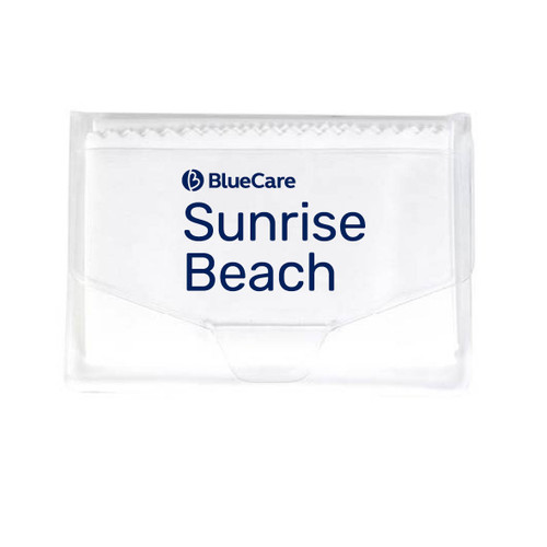 SUNRISE BEACH - White Microfibre Lens Cloth