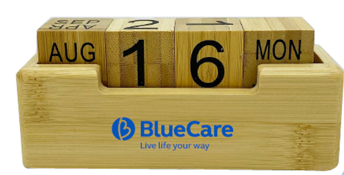 BlueCare Bamboo Calendar IN STOCK