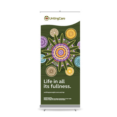 FOR PURCHASE - RAP Pull Up Banner (Life In All It's Fullness - Option A)