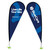 FOR PURCHASE  - ONE BlueCare Single Double Sided  Teardrop Banners with 7kg Base Plate