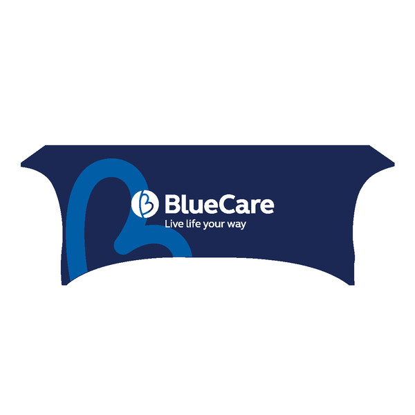 FOR PURCHASE - BlueCare 6 Foot Stretch Table Cloth
