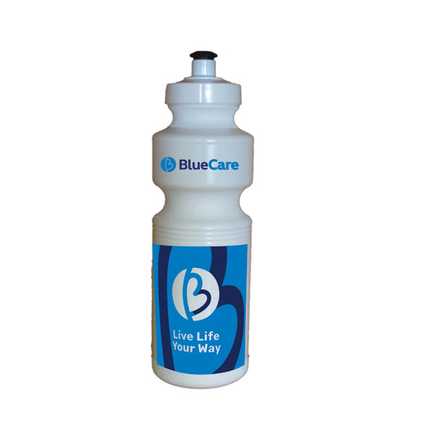 BlueCare 750ml Water Bottle (Plastic) MADE TO ORDER