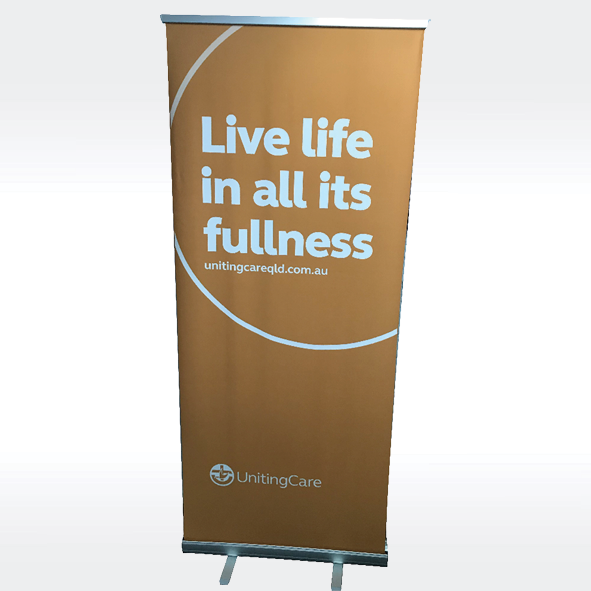 FOR HIRE -  UnitingCare Earth Pull Up Banner