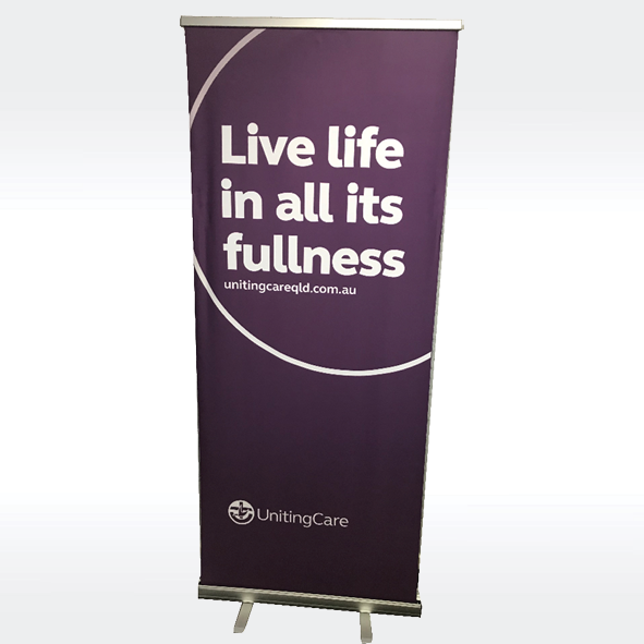 FOR HIRE -  UnitingCare Flora Pull Up Banner