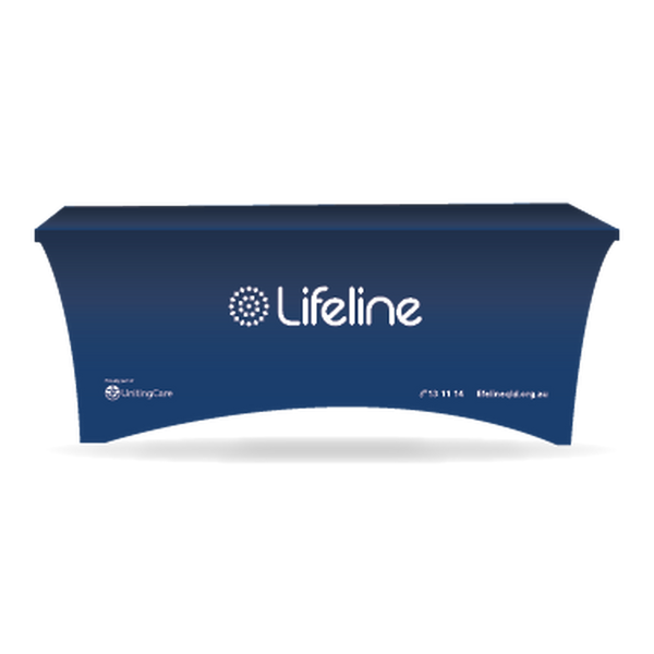 FOR HIRE - Lifeline 6 Foot Stretch Tablecloth