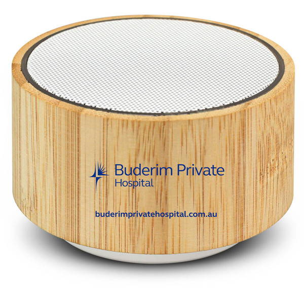 Buderim Private Hospital VIP Gift - Bamboo Bluetooth Speaker