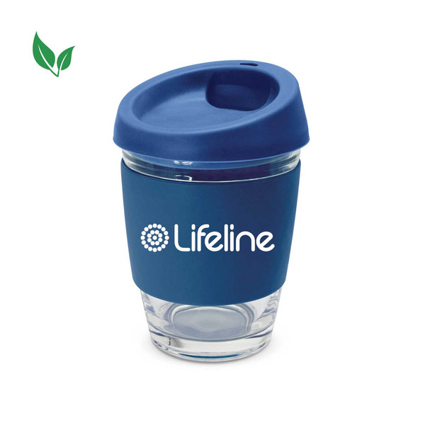 Lifeline Glass 340ml Metro Cup