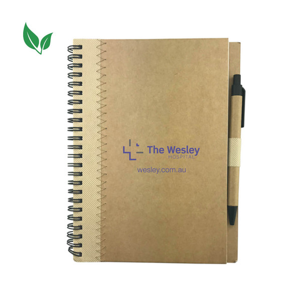 The Wesley Hospital  A5 Recycled Paper Notebook