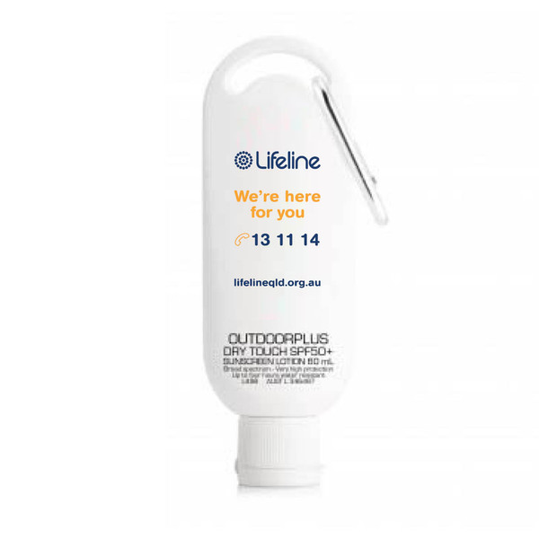 Lifeline Sunscreen SPF 50+ Australian Carabiner - 60ml