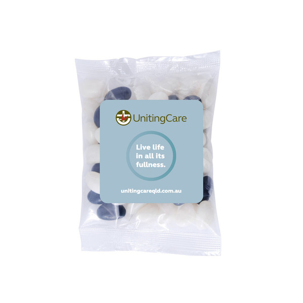 UnitingCare Mini Jelly Beans in 50gram Cello Bag