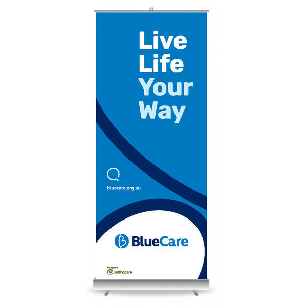 FOR PURCHASE - BlueCare Pull Up Banners - Style C