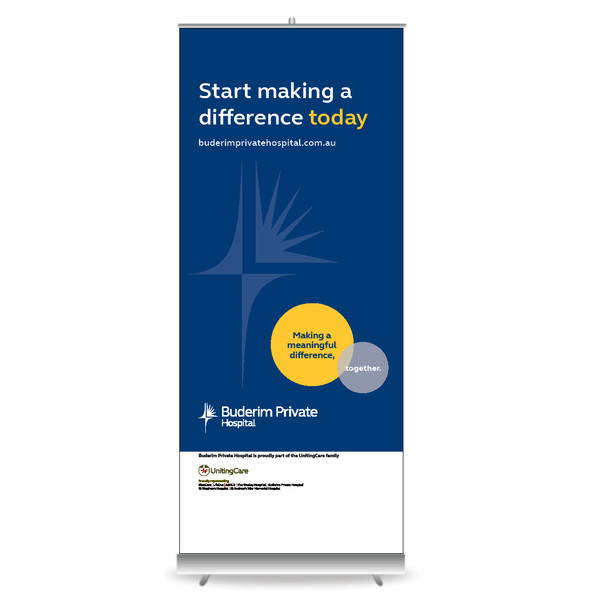 FOR PURCHASE - Buderim Private Hospital Pull Up Banners - Style C