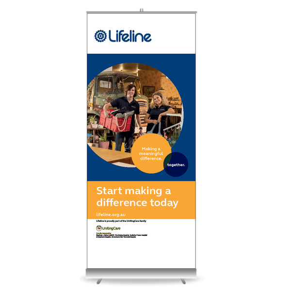 FOR PURCHASE - Lifeline Pull Up Banners - Style E