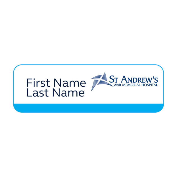 St Andrew's War Memorial Hospital Name Badge