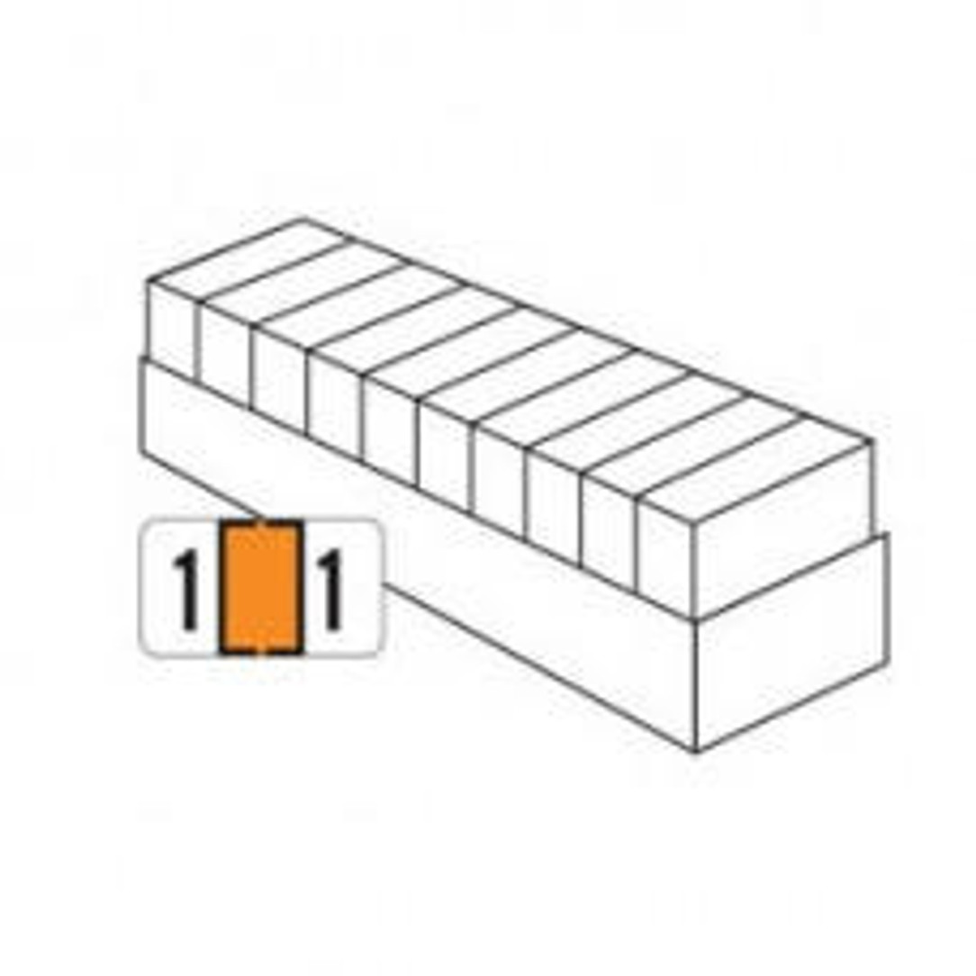 Jeter Compatible Laminated Numeric Series 7300 Dispenser Tray Set 10 [0-9]