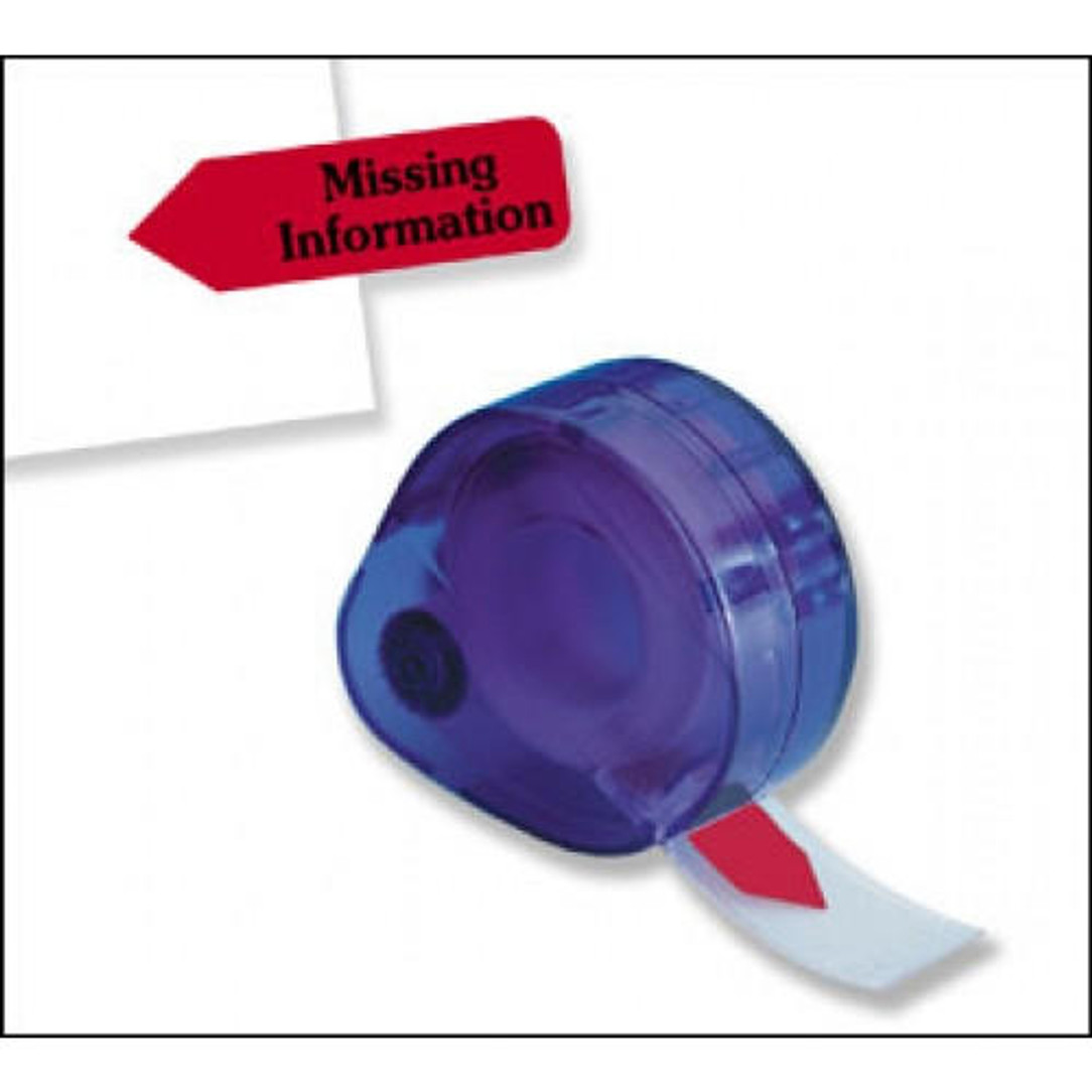 First Products "Missing Information" 120 Flags Redi -Tag Arrow Printed Red