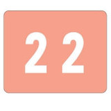 Smead Compatible Numeric Label Laminated - DCCRN Series