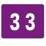 Smead Compatible Numeric Label Laminated - DCCRN Series