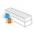 Jeter Compatible Laminated Numeric Series 6100 Dispenser Tray Set 10 [0-9]