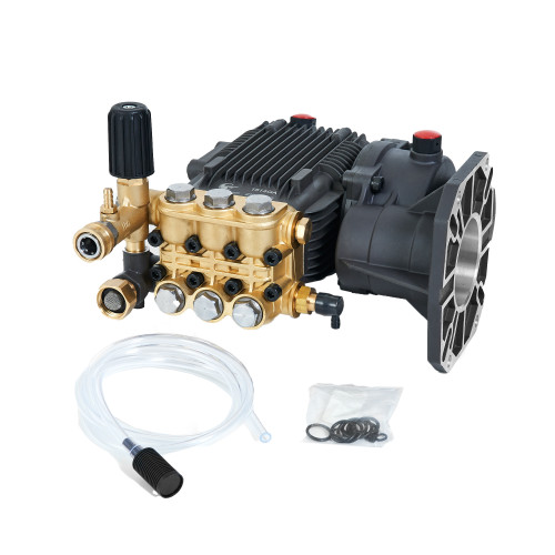 Canpump 3600 psi @ 16.7 L/min, 1-in Shaft Pressure Washer Pump w/ Gearbox