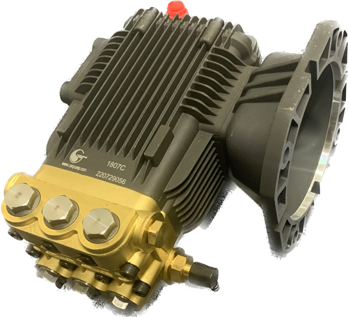 Canpump 3600 psi @ 15.5 L/min, 28 mm Shaft Hi-Pressure Pump for Full-Speed Motors