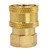 1/4-in Female NPT to 1/4-in Quick-Connect Socket Brass Adapter