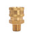 3/8-in Male NPT to 3/8-in Quick-Connect Socket Brass Adapter