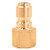 1/4-in Female NPT to 1/4-in Quick-Connect Plug Plated Steel Adapter