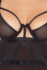 NEW IN TOWN 2 PC BRA SET BLACK