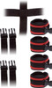 CROSSED STRAP RESTRAINTS WITH CUFFS