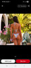 Bathing suit including triangle top and brazilian bottom  Size S