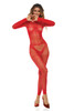 Mad Love Bodystocking Red OS Mad Love Bodystocking Red OS