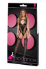 Fancy Suspender Bodystocking Black Fancy Suspender Bodystocking Black