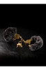 Deluxe Furry Cuffs Gold