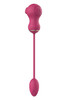 Flexible Dual Stimulator And Vibrating Egg Pink