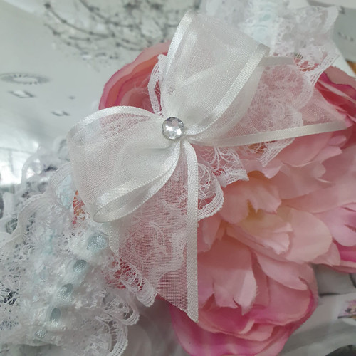 "Please say YES..." Bridal leg garter Size S/M  