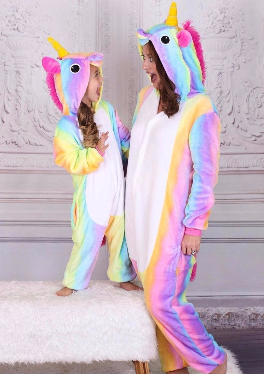 Kids Unicorn Multi Rainbow Onesie I Shopzinia I Costume Shop