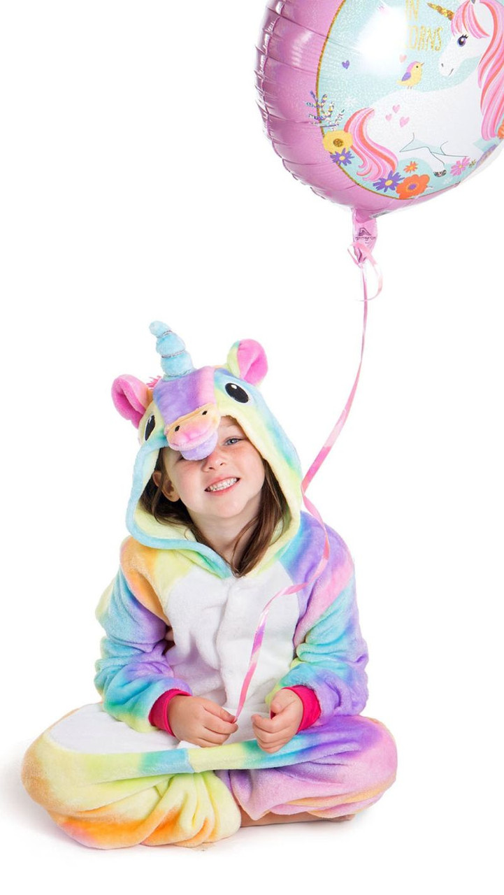 Rainbow Robot Unicorn! Kids Baby Bodysuit
