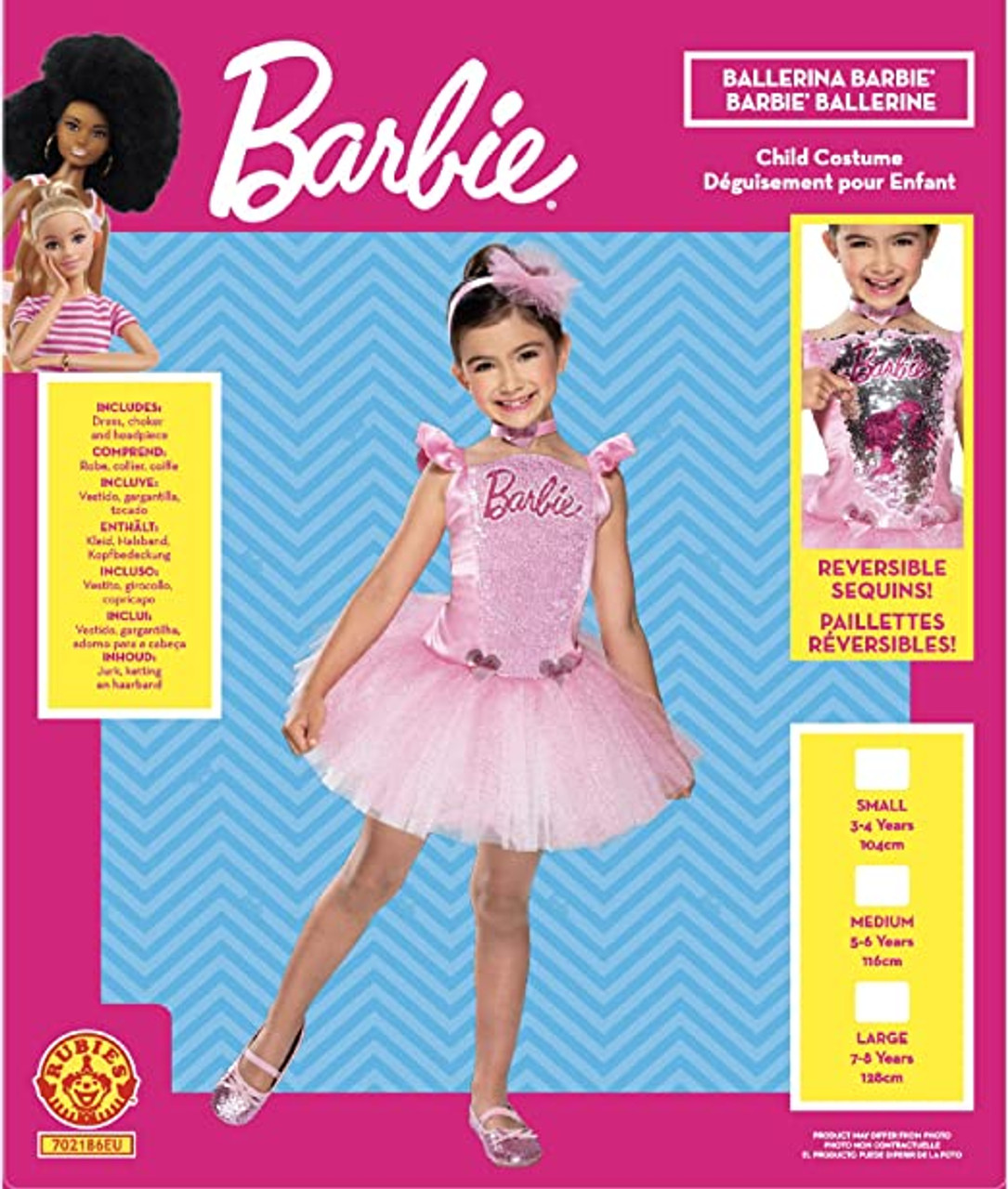 Rock Your Baby - Girls Pink Cotton Barbie Skater Dress | Childrensalon  Outlet