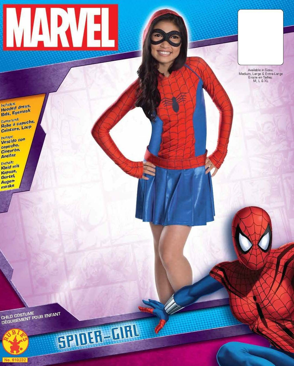 spider girl costume party city