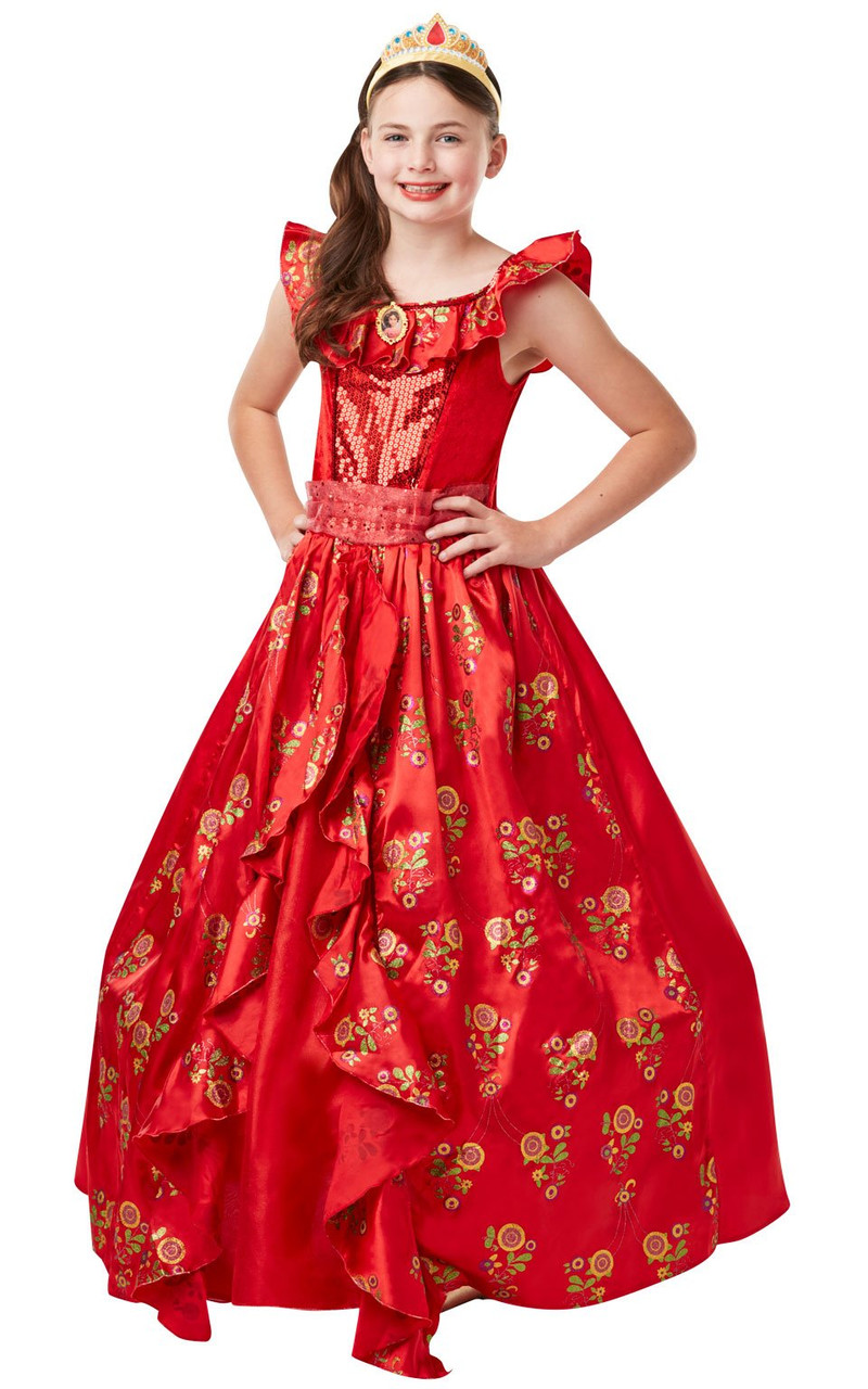 Elena of Avalor Inspired Tutu Dress Ball Gown Latin Princess Costume Red  Sparkly Glitter Luxury Statin Pageant Halloween Cosplay Birthday - Etsy  Norway
