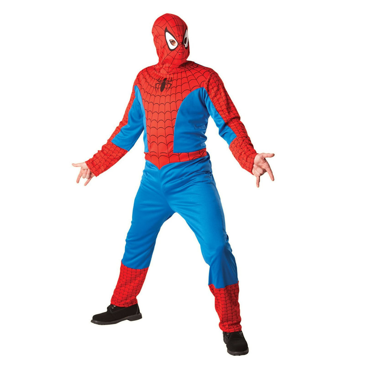 Adult Spiderman One Piece Pajama- Party City  Spiderman outfit, Marvel  clothes, Spiderman pajamas