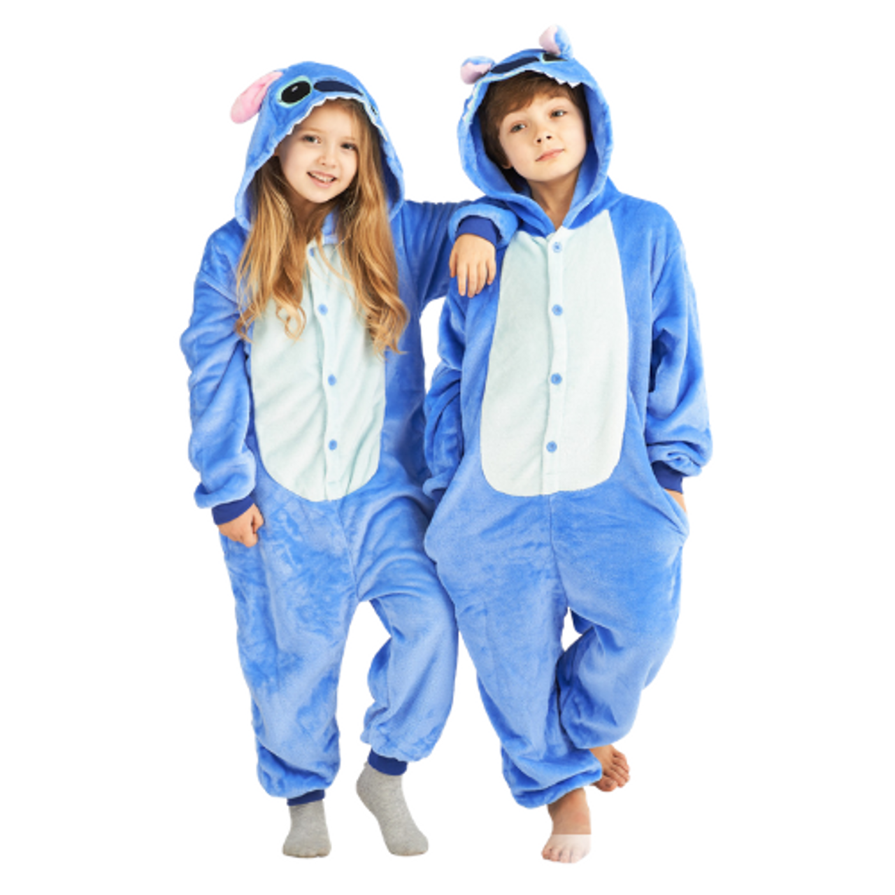 Animal Blue Stitch Onesie Pajamas For Kids Unisex I Shopzinia I Costume Shop