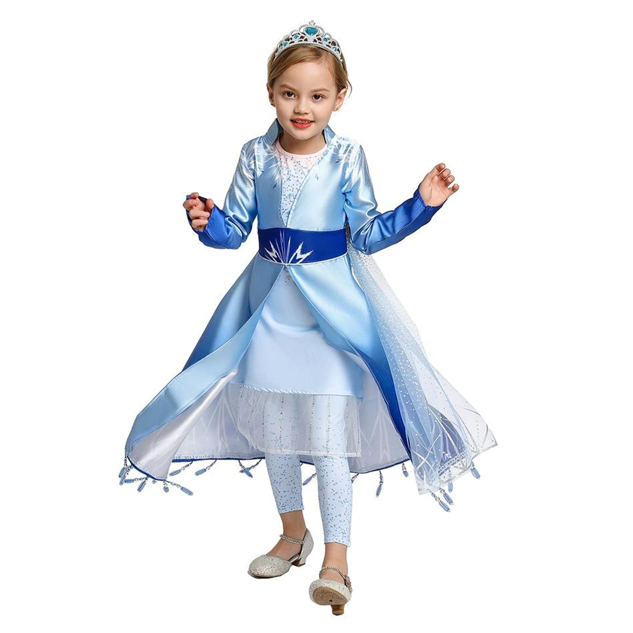 Kids Dresses For Girl Baby Long Party Sleeping Beauty Cosplay Costume Anna  Elsa Dress Girl Princes