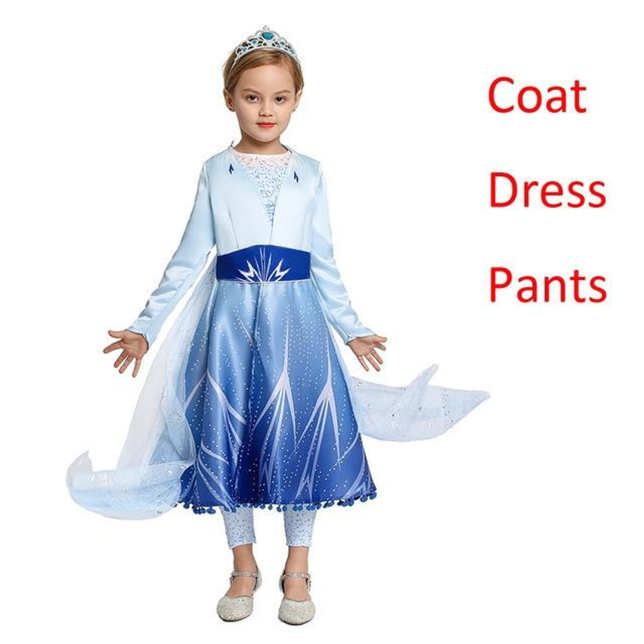 Kids Dresses For Girl Baby Long Party Sleeping Beauty Cosplay Costume Anna  Elsa Dress Girl Princes