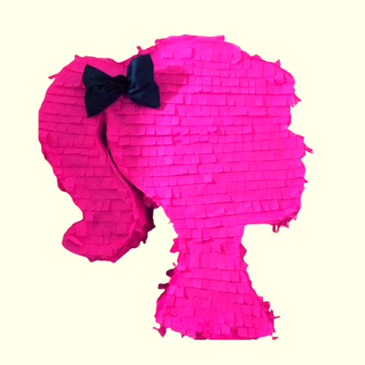 Piñata Barbie rose Piñata Barbie rose