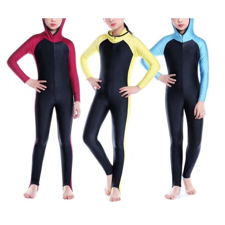 Burkini For girls Kids Islamic Full Cover Hijab Swim Costume Bathing Suit