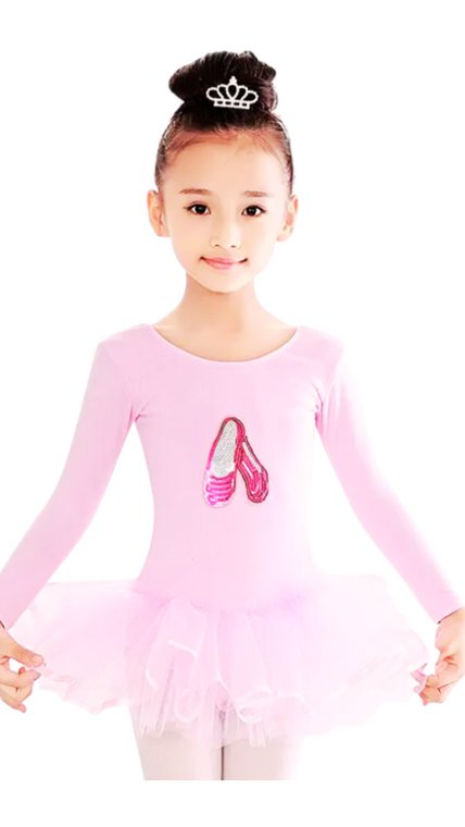 Kids Sequin Ballerina Tutu Ballet Dresses For Girls