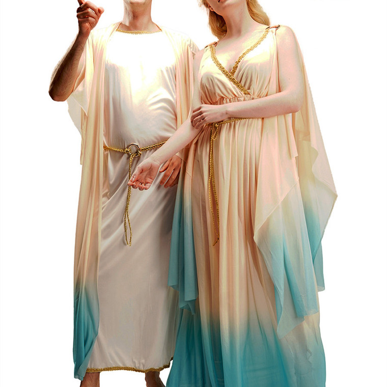 Adult Male And Female Couple Models Greek Mythology Character Costume Adult